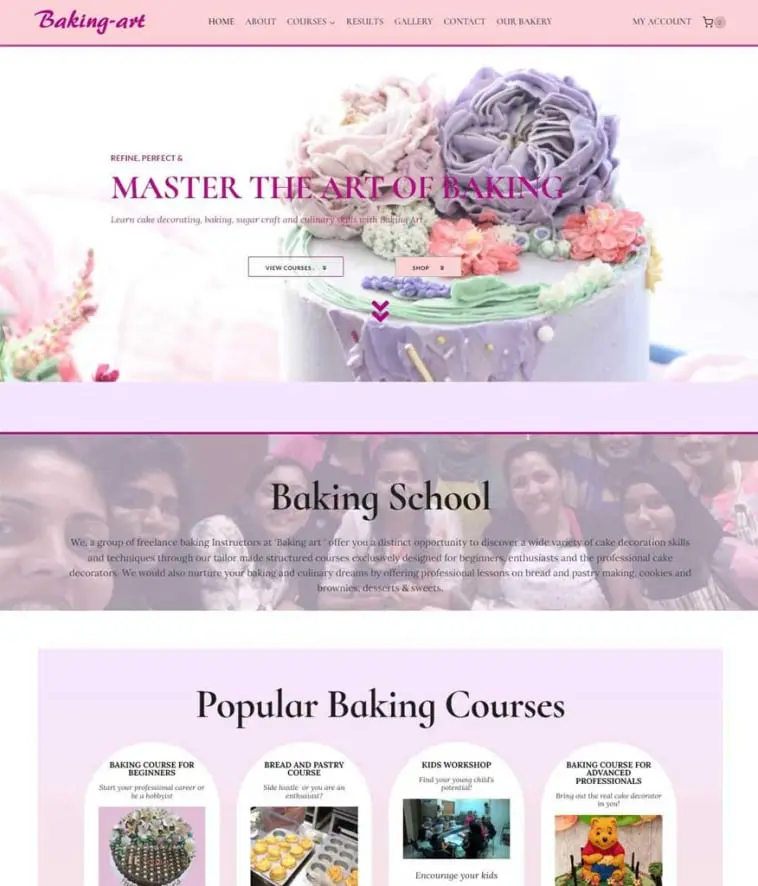 baking school website dubai